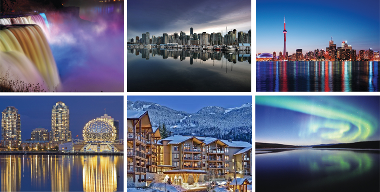 planes y circuitos a Canada